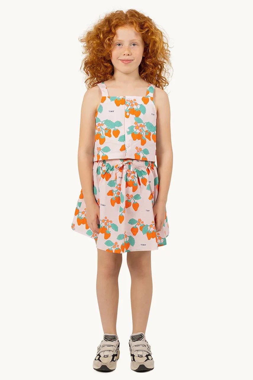 Fusta din bumbac pentru copii tinycottons STRAWBERRIES SKIRT Fusta din bumbac pentru copii tinycottons STRAWBERRIES SKIRT