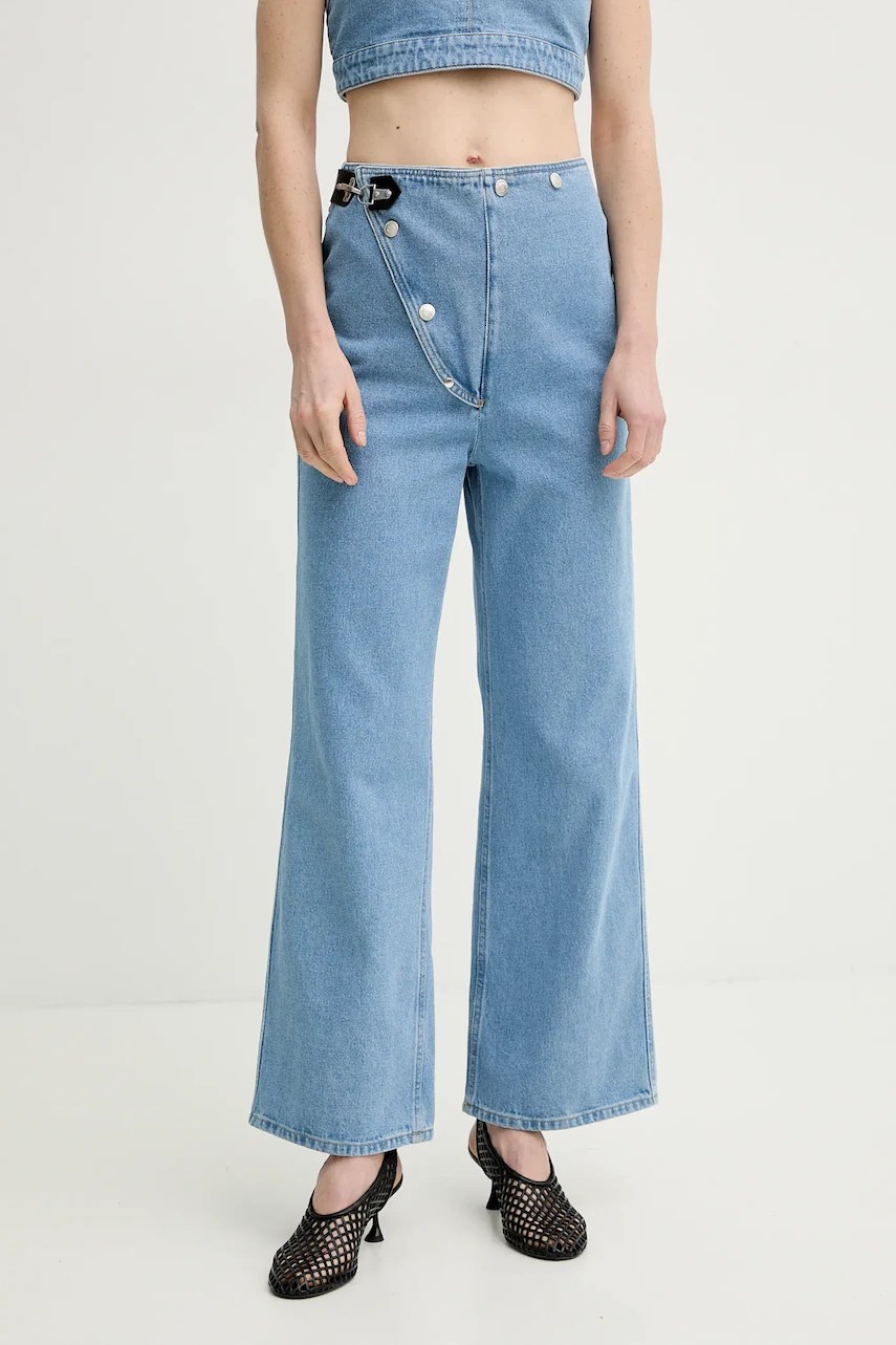 Blugi din bumbac nanushka model MAKENA Blugi din bumbac nanushka model MAKENA