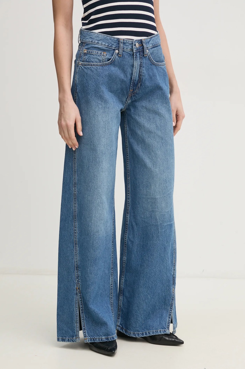Pepe JEANS WIDE LEG MW SLIT Pepe JEANS WIDE LEG MW SLIT