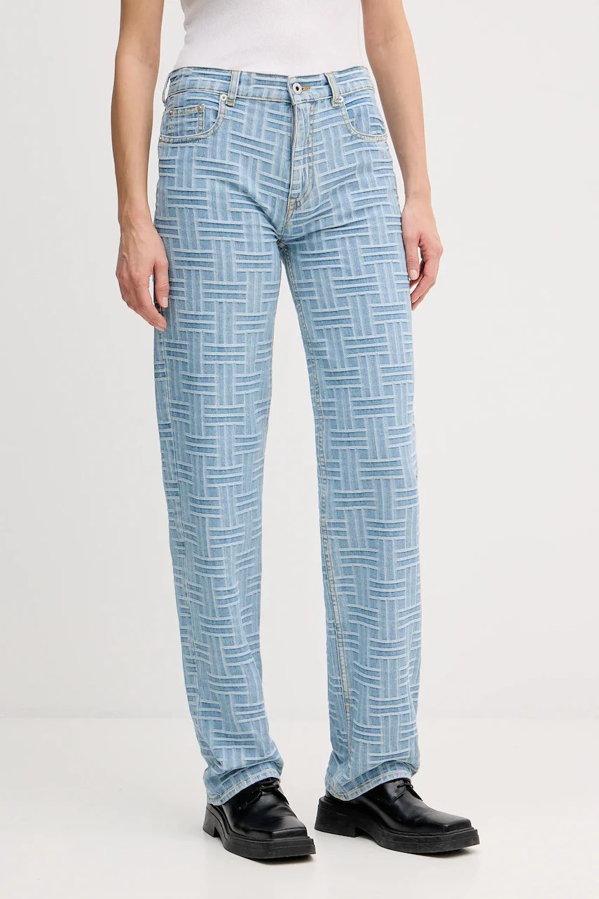 Blugi kenzo cu talie înaltă Blugi kenzo cu talie înaltă