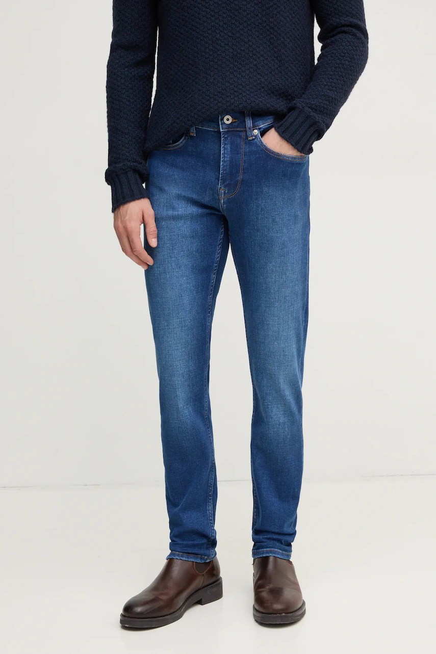Blugi SLIM pepe JEANS HATCH – colecție sustenabilă Blugi SLIM pepe JEANS HATCH - colecție sustenabilă