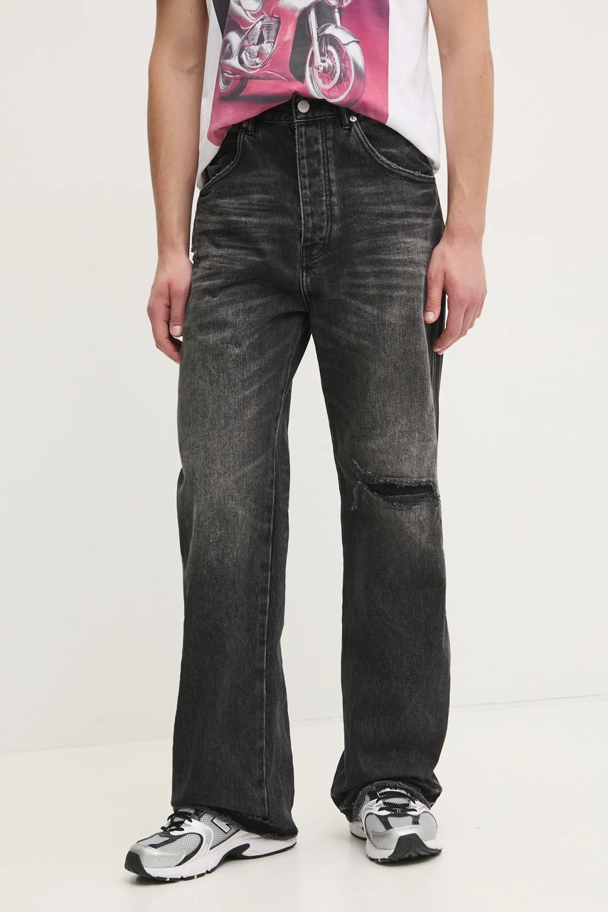 Jeansi PURPLE BRAND CONCORDE RIP REPAIR Jeansi PURPLE BRAND CONCORDE RIP REPAIR