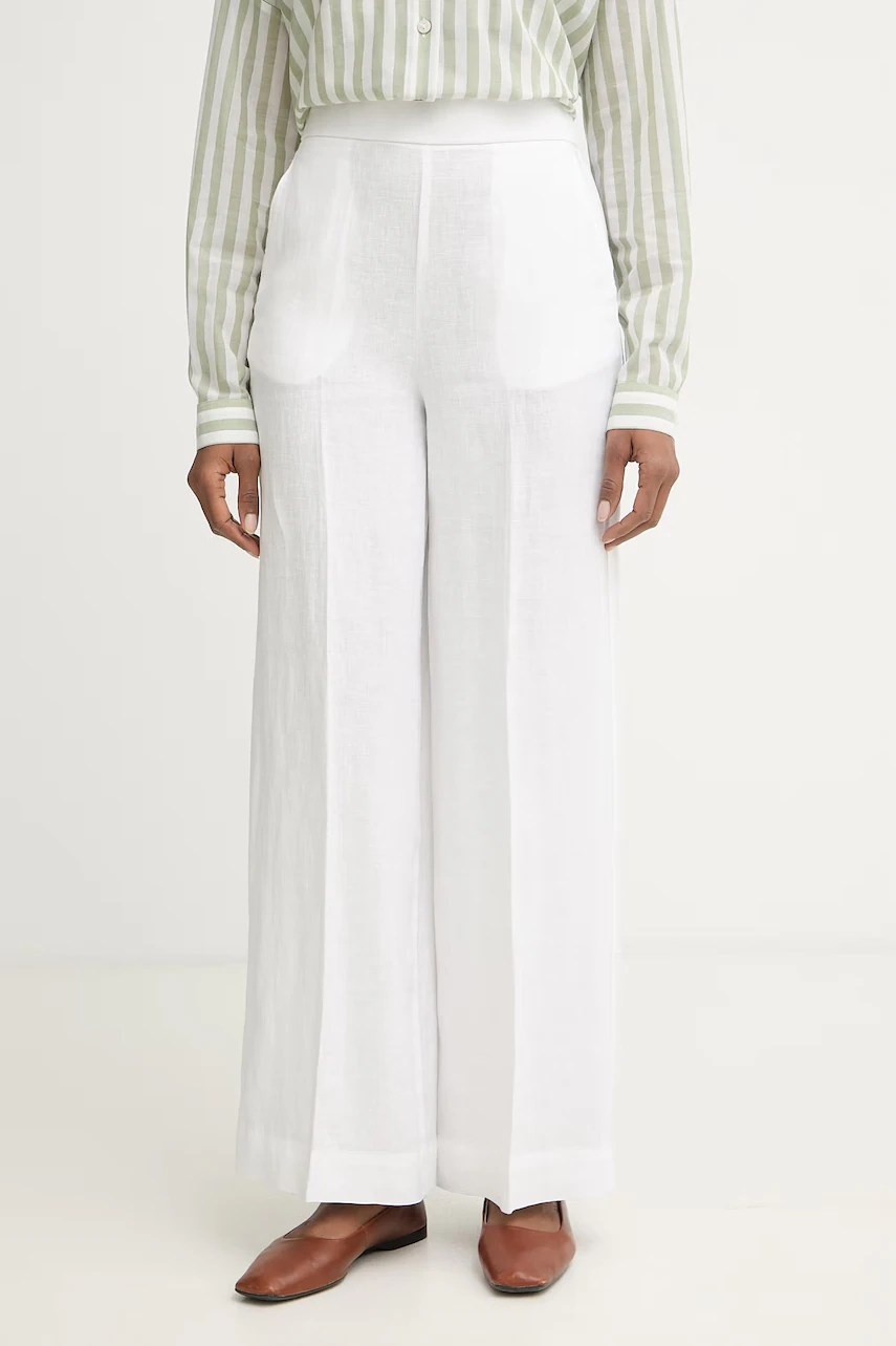 Pantaloni din in united colors of benetton pentru damă Pantaloni din in united colors of benetton pentru damă