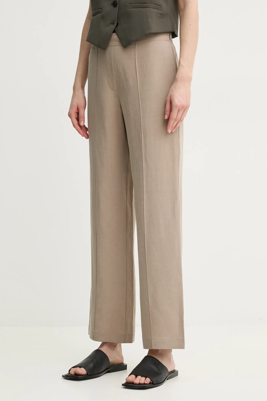 Pantaloni SAHANI din amestec de in samsoe samsoe Pantaloni SAHANI din amestec de in samsoe samsoe