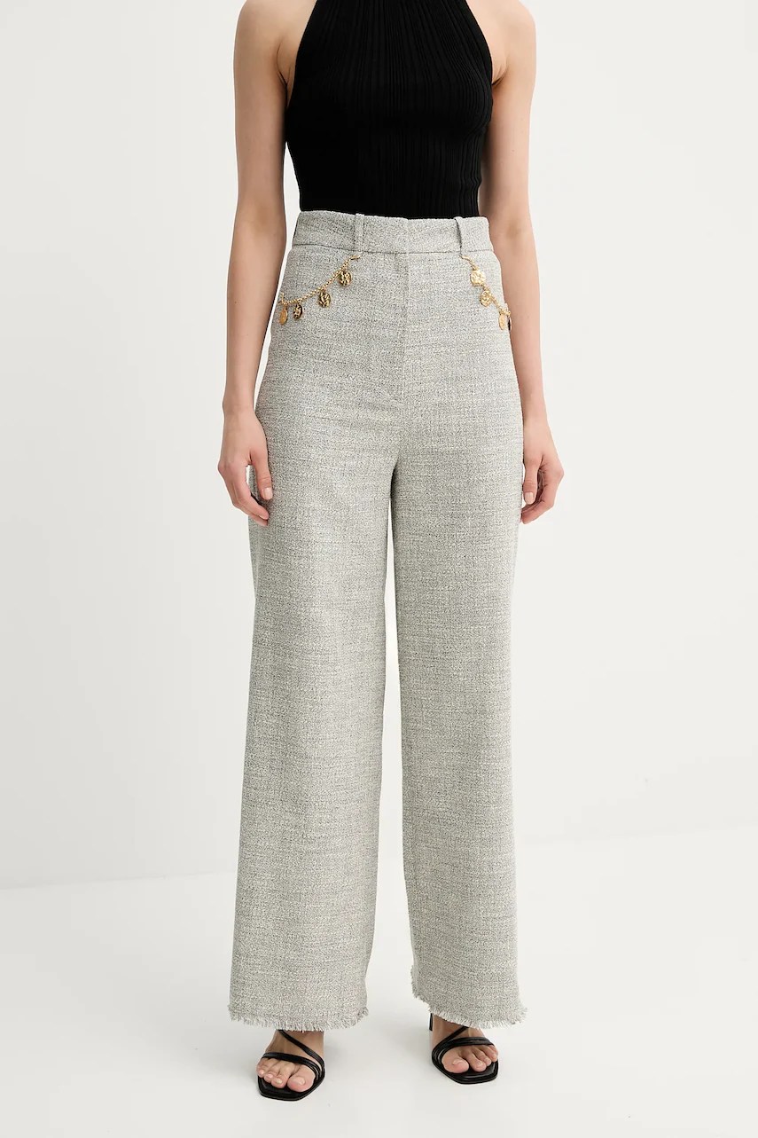 Nanushka pantaloni ALANDRA cu talie ridicată Nanushka pantaloni ALANDRA cu talie ridicată