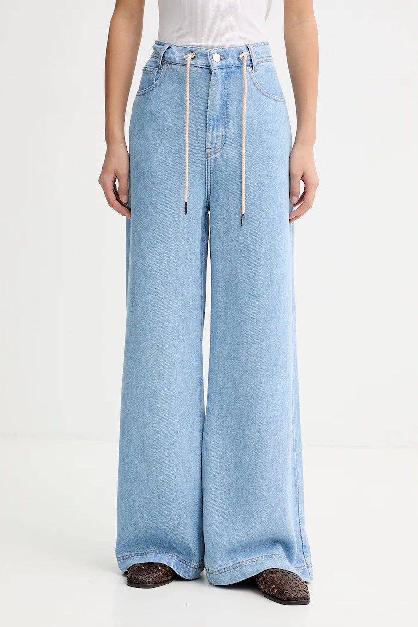 Blugi wide leg pentru femei OBEY – Munthe Blugi wide leg pentru femei OBEY – Munthe