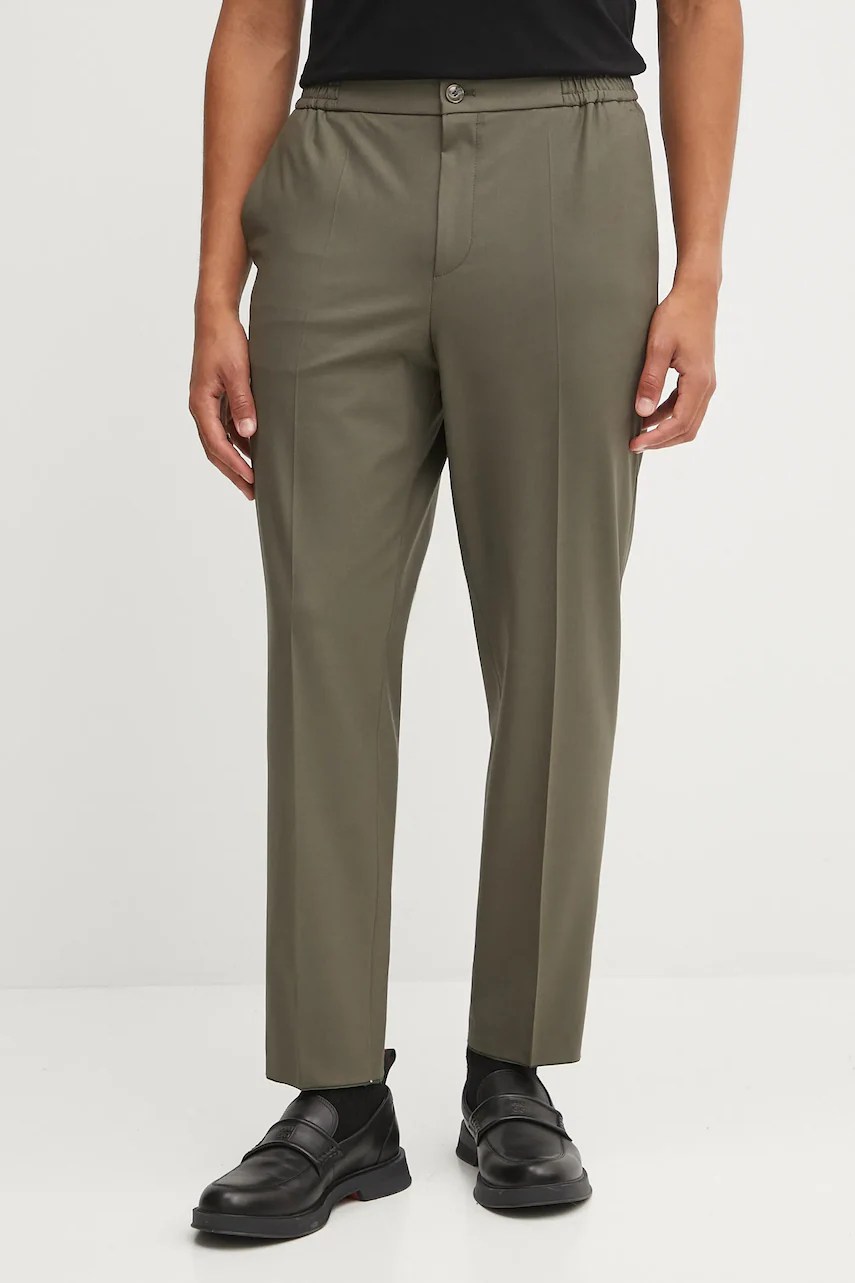 Pantaloni de lână HUGO Gos233F1X Pantaloni de lână HUGO Gos233F1X