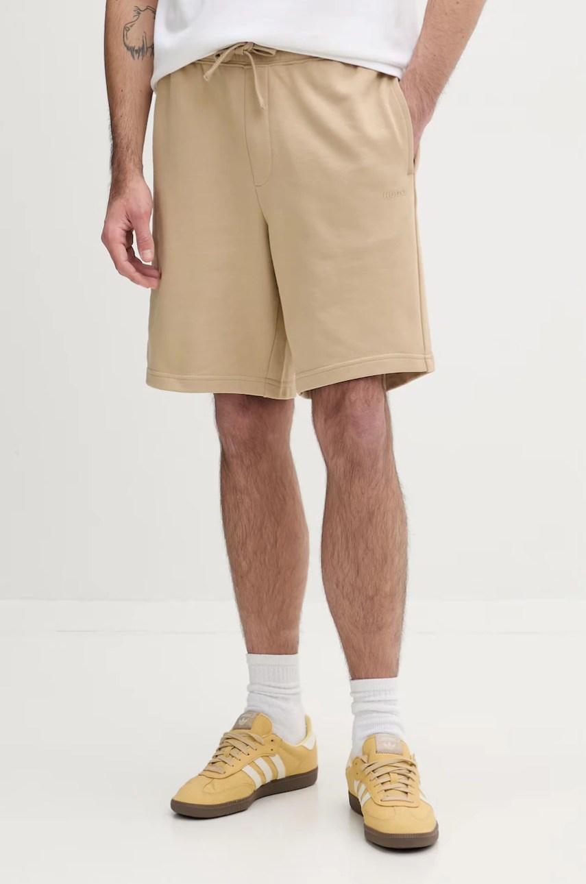 Pantaloni scurți HUGO din bumbac Pantaloni scurți HUGO din bumbac