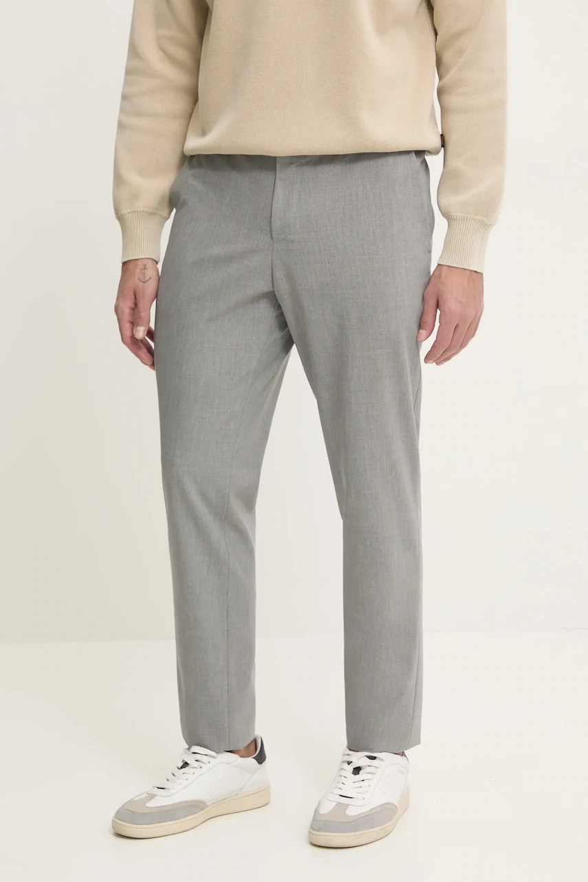 Pantaloni BOSS din lână Pantaloni BOSS din lână