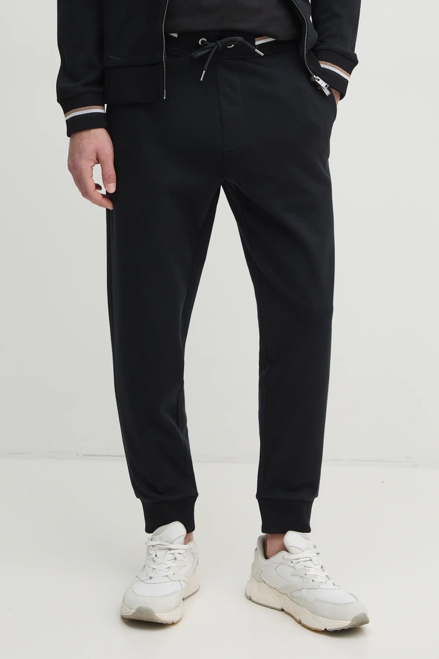 Pantaloni de trening BOSS din bumbac Pantaloni de trening BOSS din bumbac