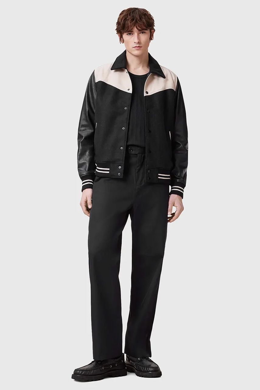 Pantaloni din lână LOCKE de la AllSaints Pantaloni din lână LOCKE de la AllSaints