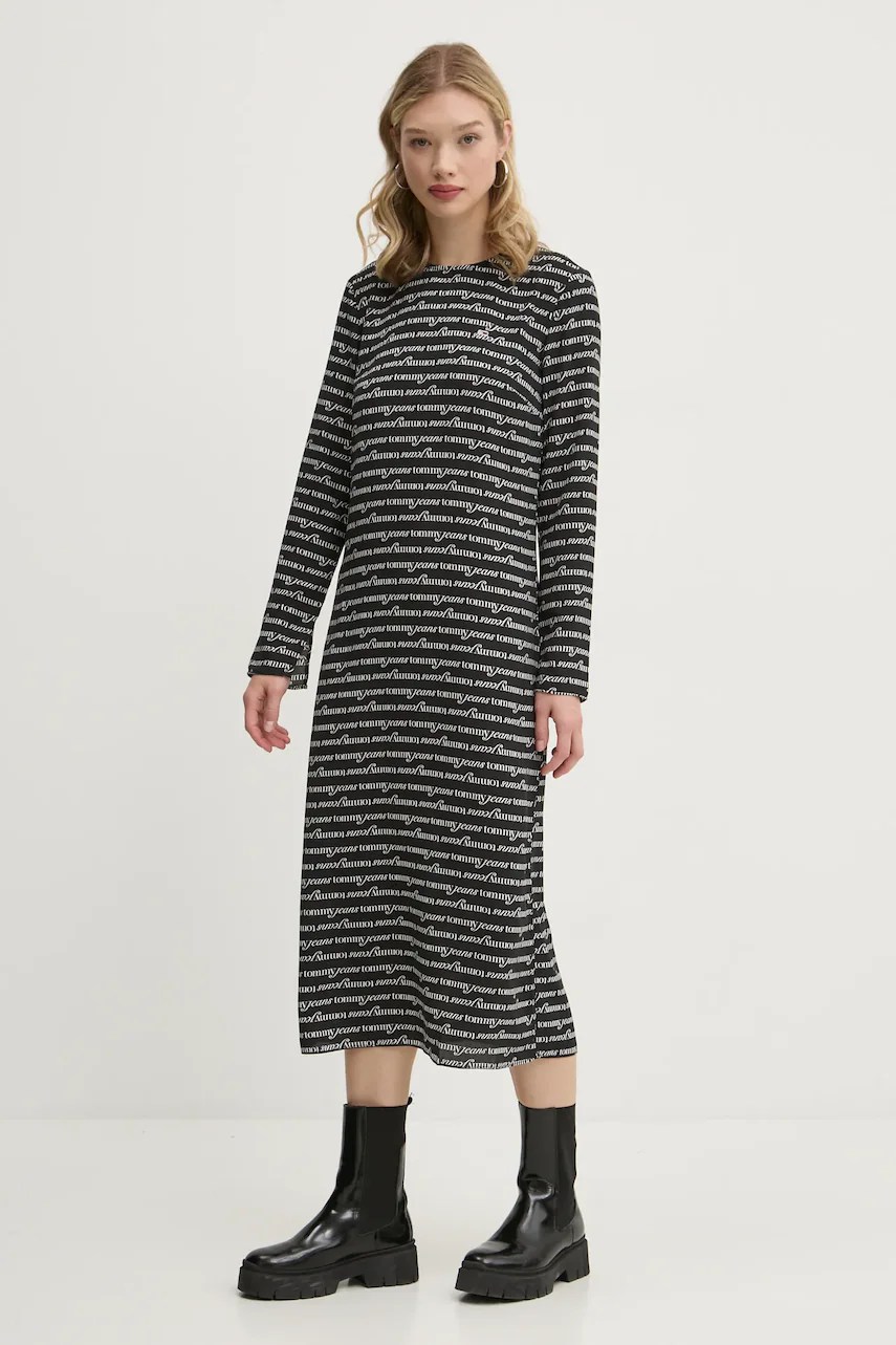 Rochie tommy jeans cu logo brodat Rochie tommy jeans cu logo brodat