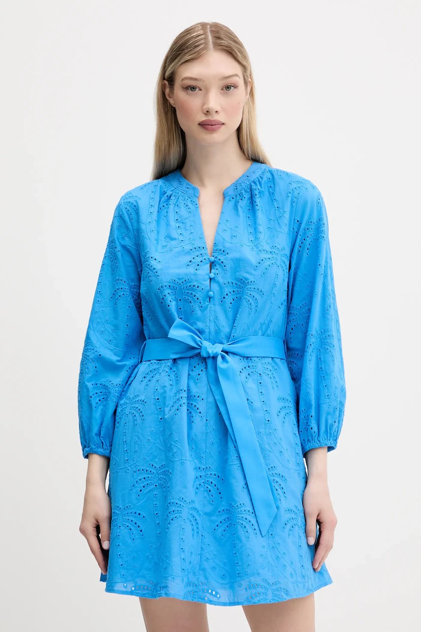 Rochie desigual din bumbac TOURS Rochie desigual din bumbac TOURS