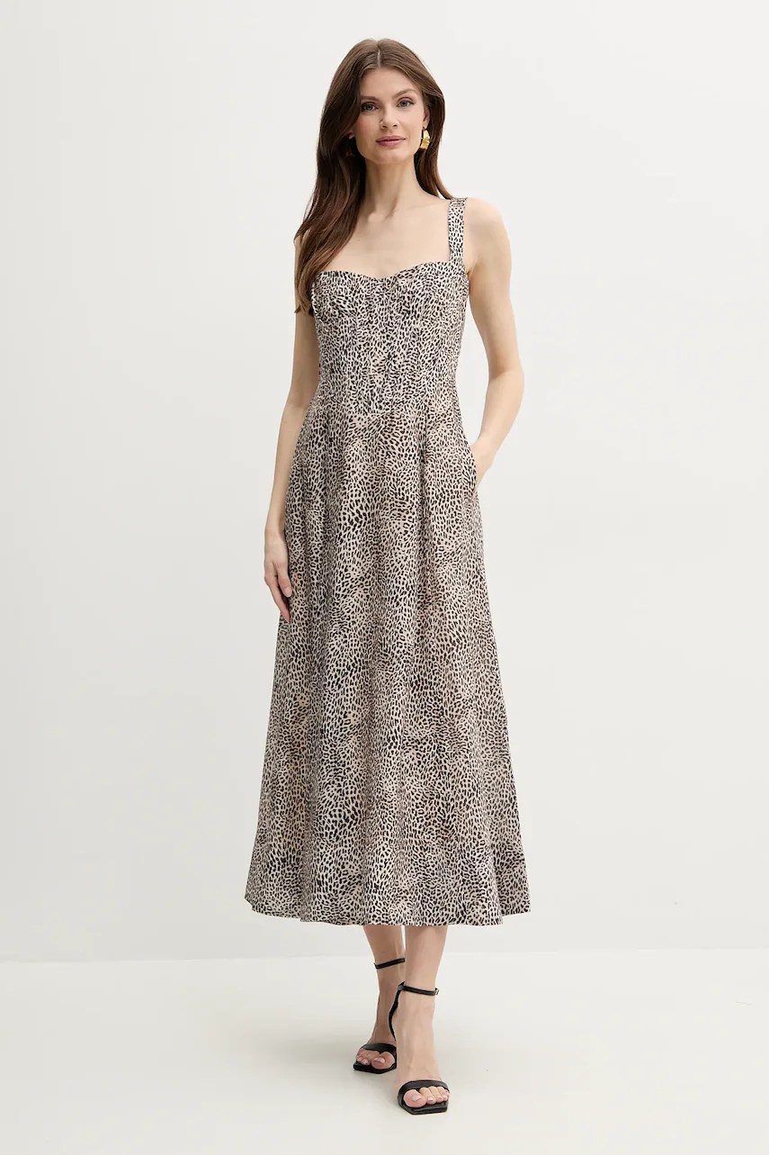 Rochie din amestec de in LILAH Rochie din amestec de in LILAH