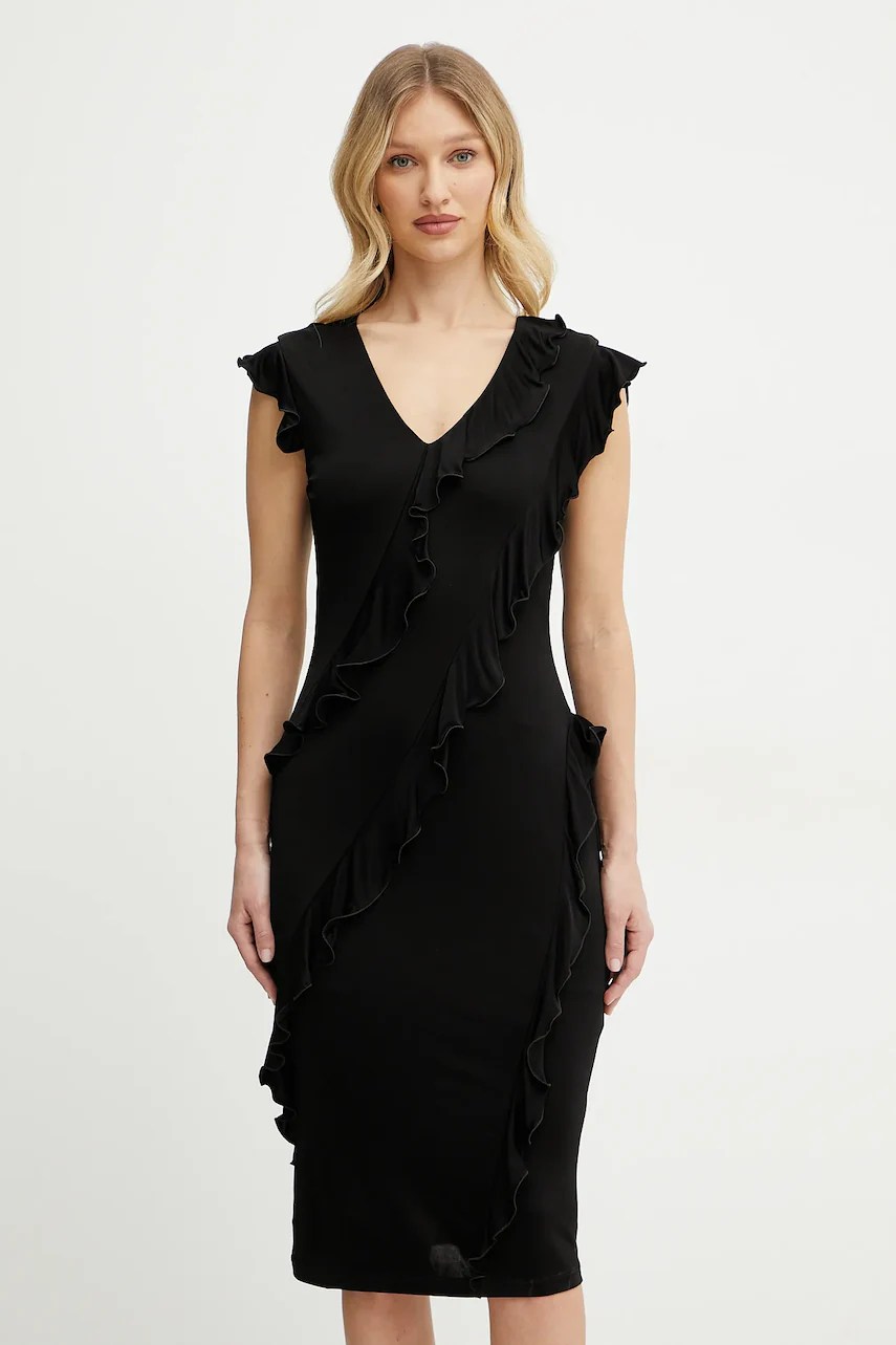 Rochie karl lagerfeld cu broderie decorativă Rochie karl lagerfeld cu broderie decorativă