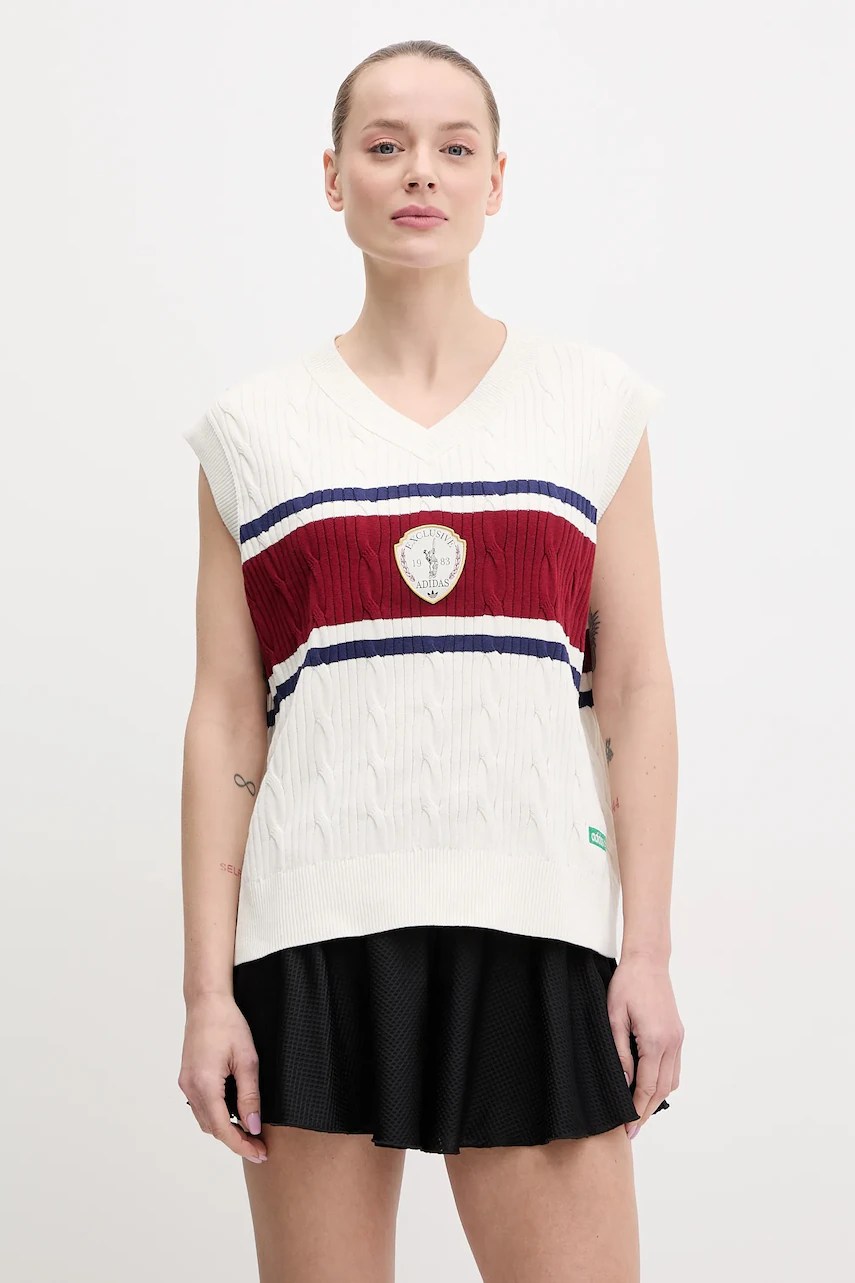 Vestă Retro adidas originals din bumbac Vestă Retro adidas originals din bumbac