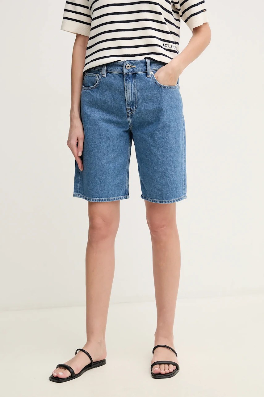 Pepe jeans pantaloni scurți BERMUDA SHORT HW Pepe jeans pantaloni scurți BERMUDA SHORT HW