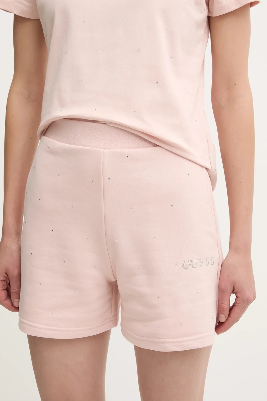 Pantaloni scurți guess cu RHINESTONES Pantaloni scurți guess cu RHINESTONES