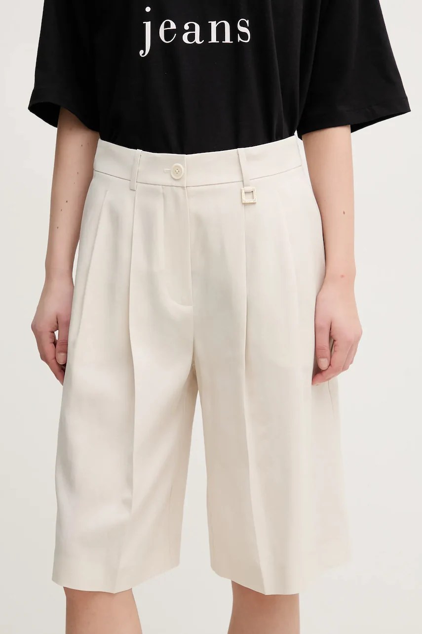 Pantaloni scurți joop! din amestec de in Pantaloni scurți joop! din amestec de in