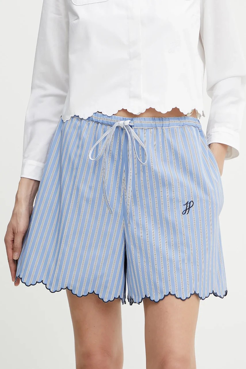 Pantaloni scurți patou din bumbac Pantaloni scurți patou din bumbac