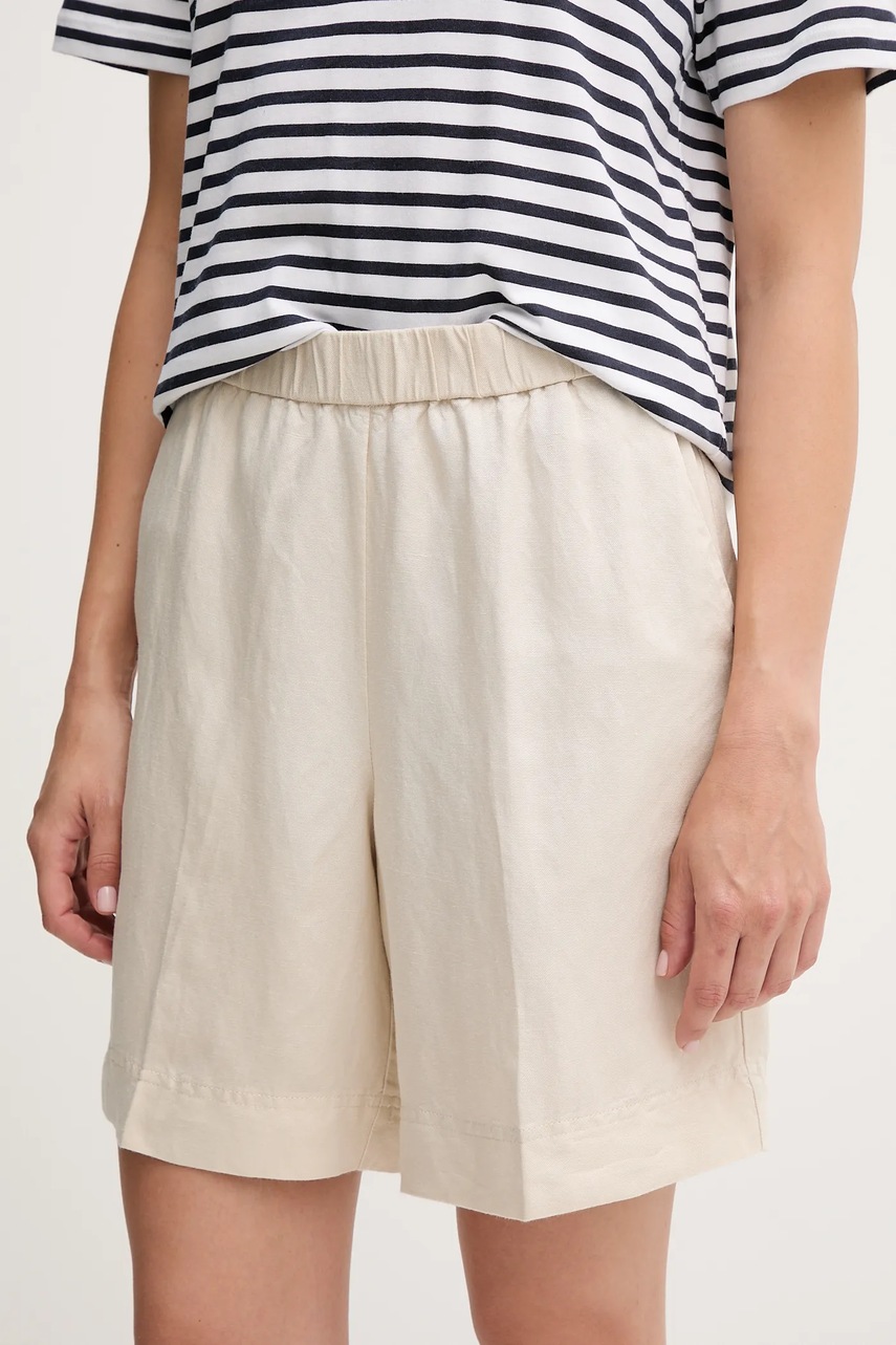 Pantaloni scurți din in gant Pantaloni scurți din in gant