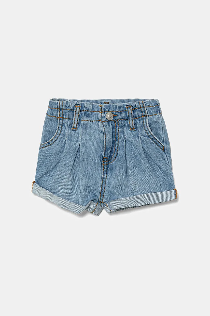 Pantaloni scurți din denim pentru copii levi’s PLEAT PAPER BAG SHORT Pantaloni scurți din denim pentru copii levi’s PLEAT PAPER BAG SHORT