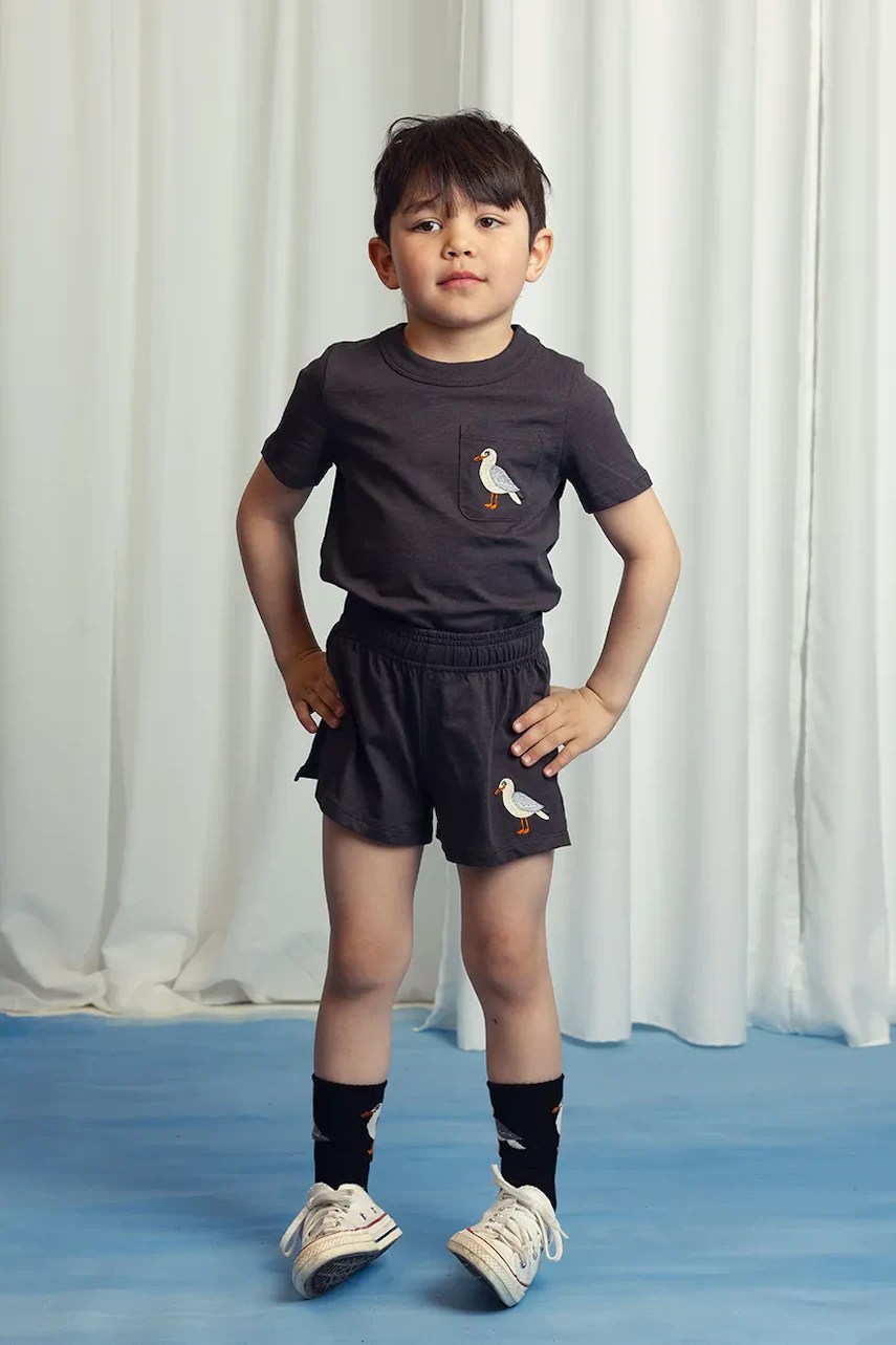 Pantaloni scurți din bumbac pentru copii Seagull mini rodini Pantaloni scurți din bumbac pentru copii Seagull mini rodini