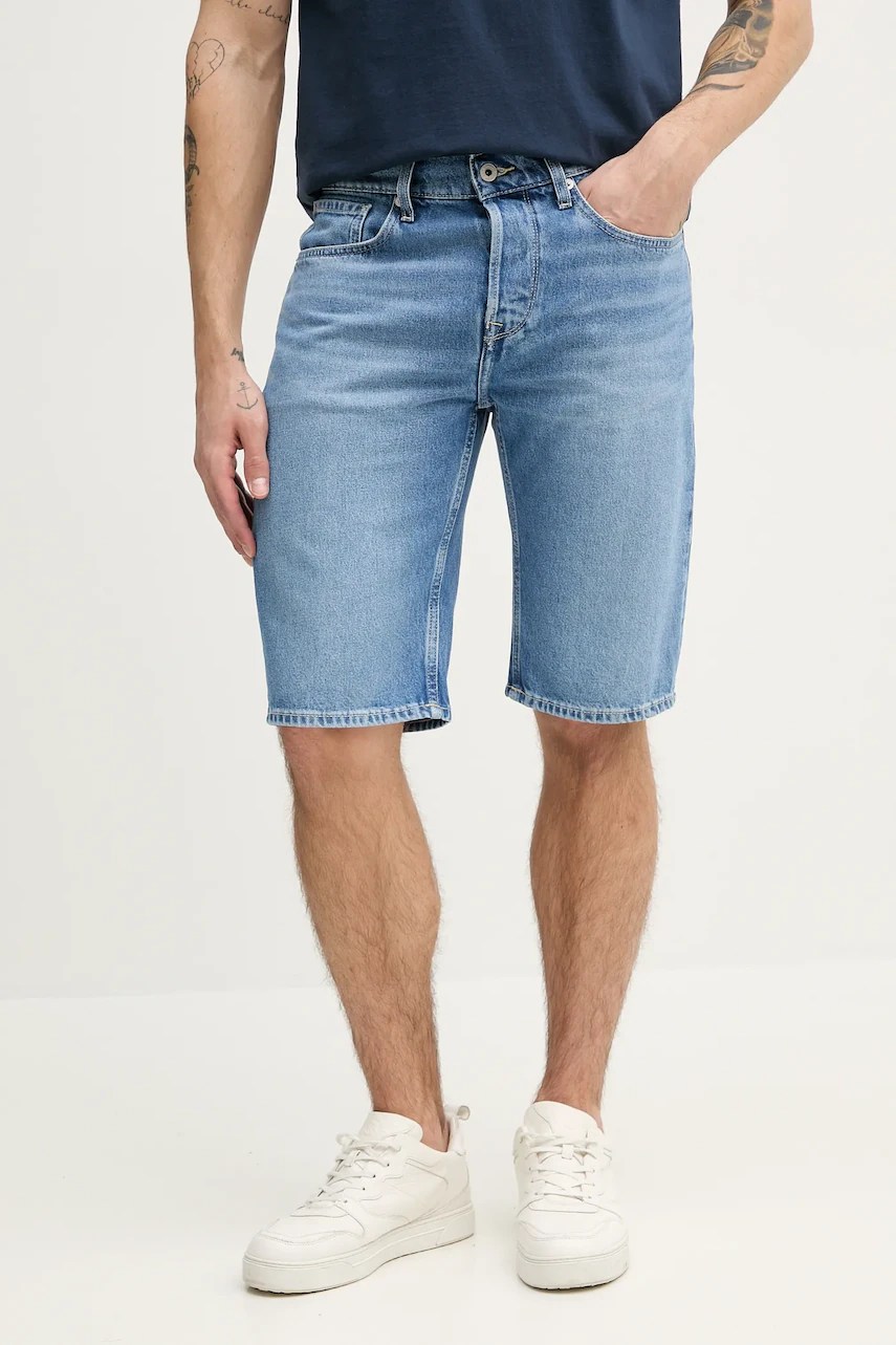 Pantaloni scurți jeans pepe jeans RELAXED SHORT CALLEN Pantaloni scurți jeans pepe jeans RELAXED SHORT CALLEN