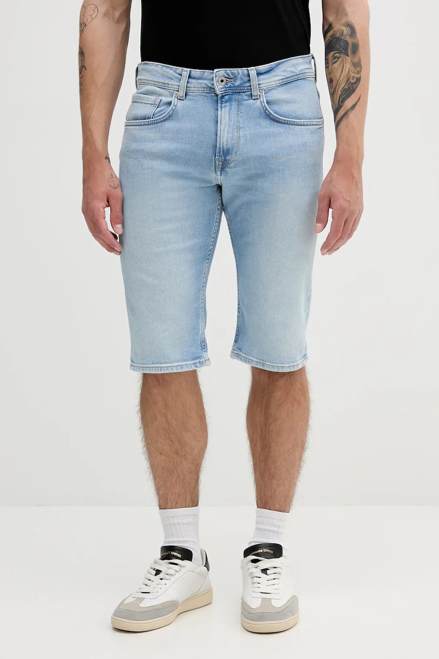 Pantaloni scurți pepe jeans STRAIGHT SHORT CASH Pantaloni scurți pepe jeans STRAIGHT SHORT CASH