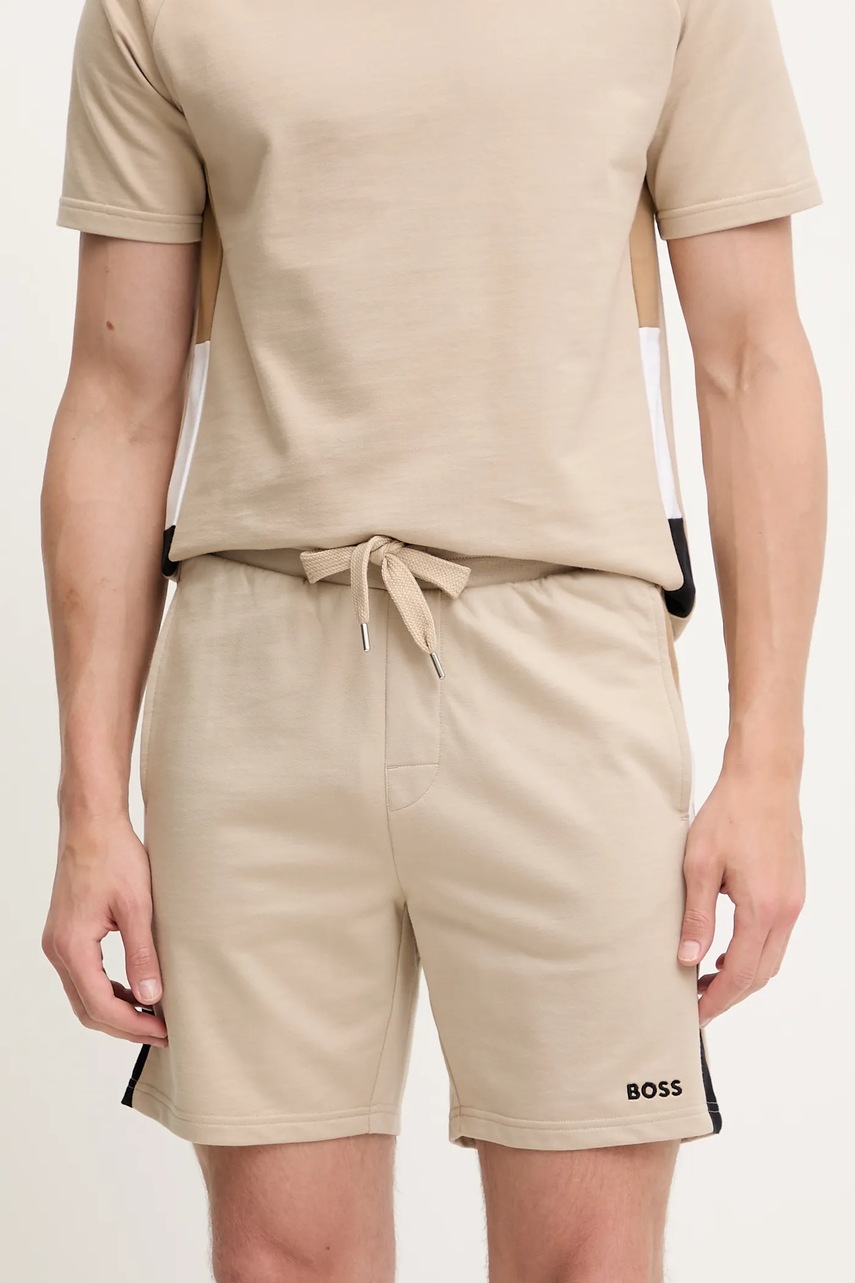 Pantaloni scurți BOSS din bumbac Pantaloni scurți BOSS din bumbac