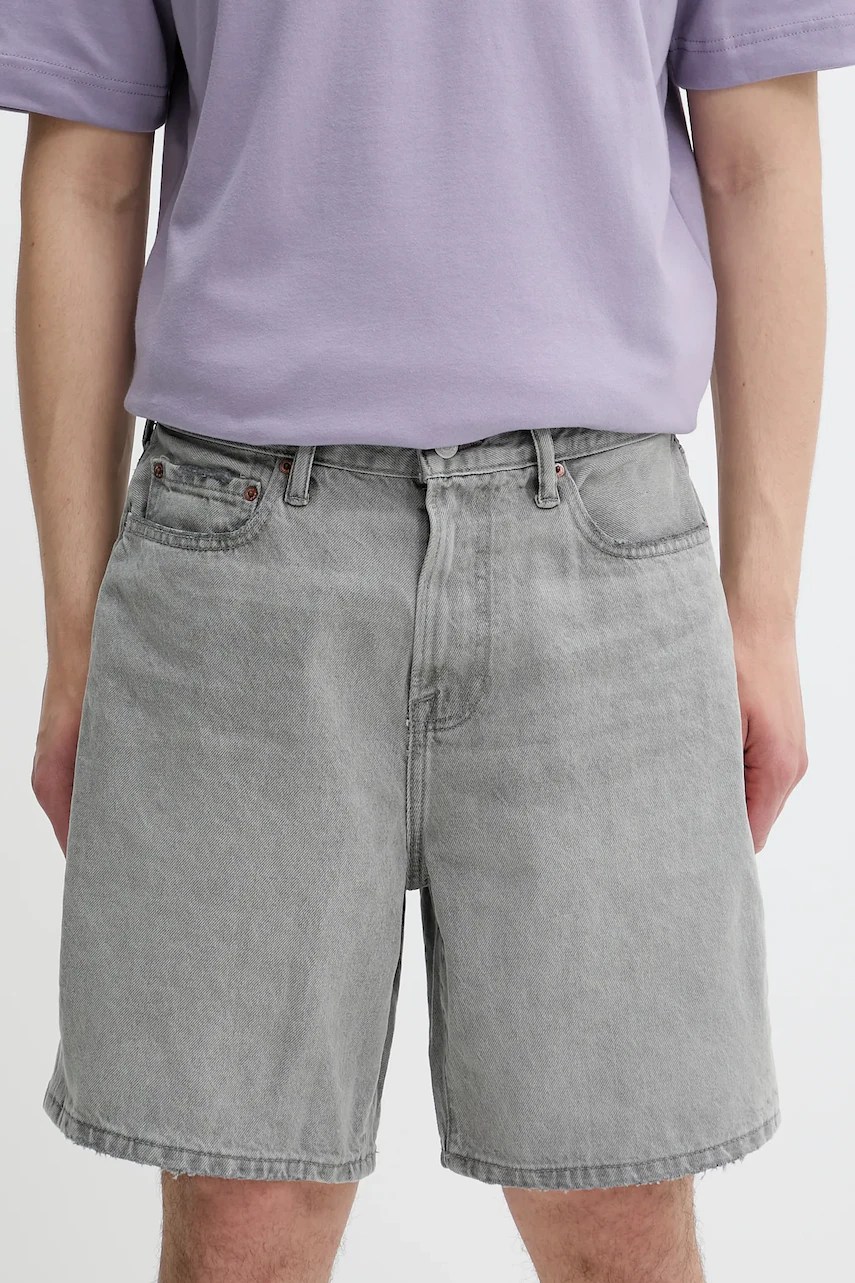 Pantaloni scurți jeans abercrombie & fitch Pantaloni scurți jeans abercrombie & fitch