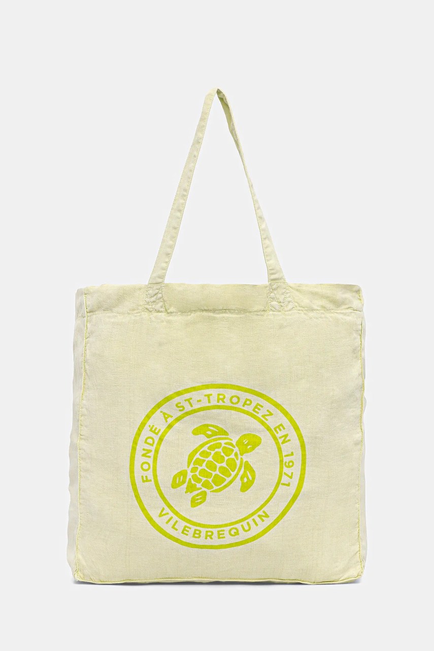 Geantă de plajă vilebrequin din in BABEL Geantă de plajă vilebrequin din in BABEL