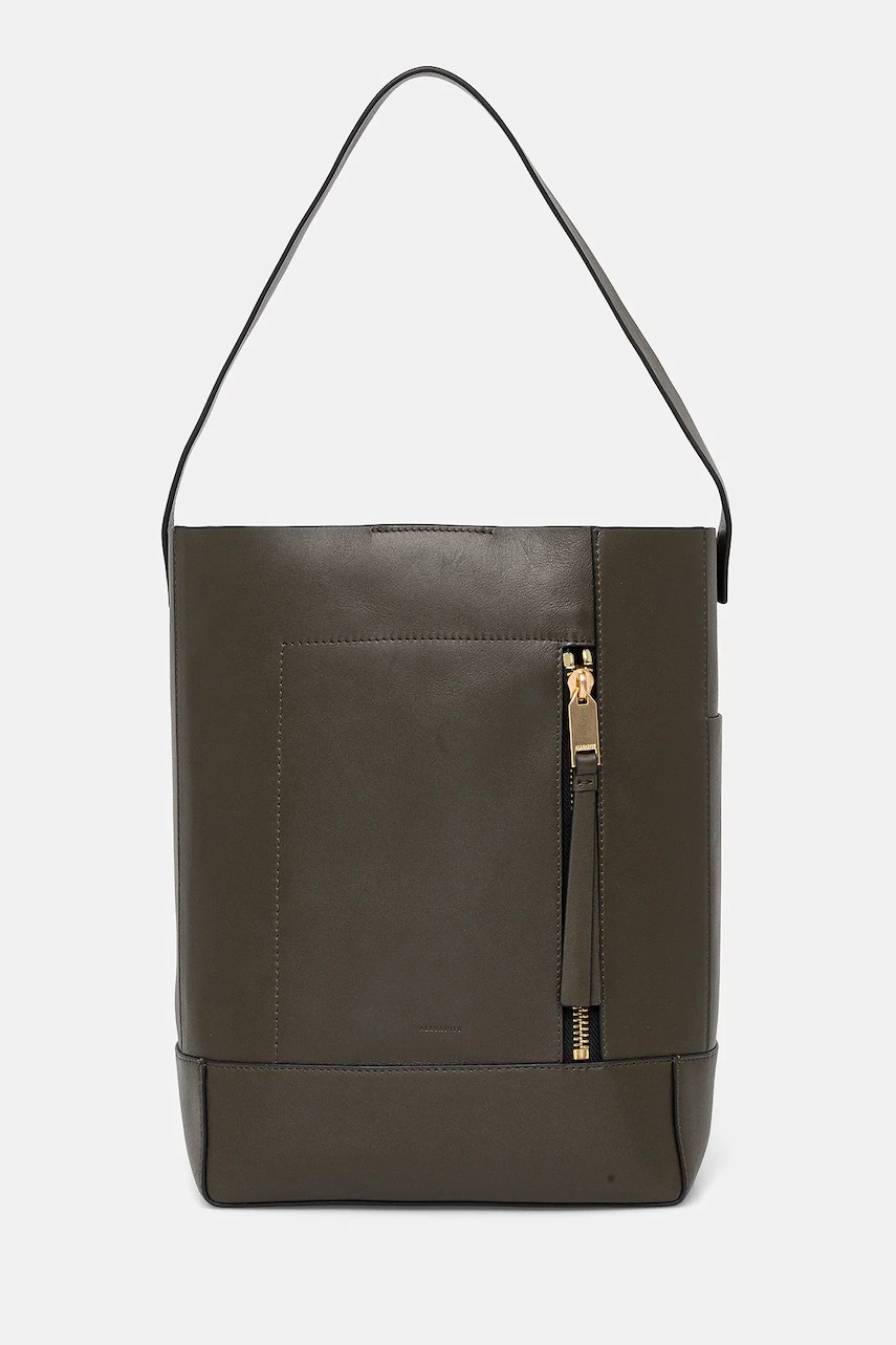 Geantă de piele AllSaints ALBA HOBO Geantă de piele AllSaints ALBA HOBO