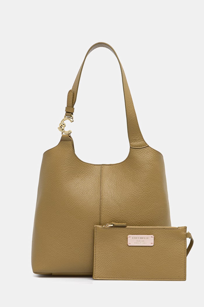 Poșetă de piele COCCINELLE c-EASY Poșetă de piele COCCINELLE c-EASY