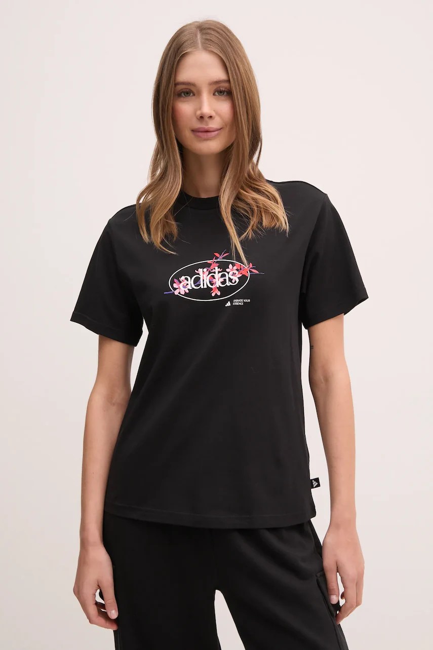 Tricou adidas w Elem Flrl Tee Tricou adidas w Elem Flrl Tee