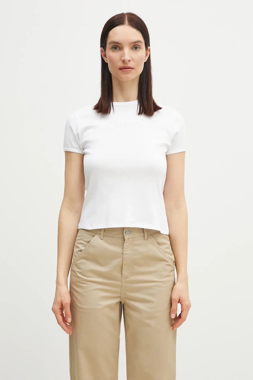 Tricou coperni din bumbac cu Logo Crystal Tricou coperni din bumbac cu Logo Crystal