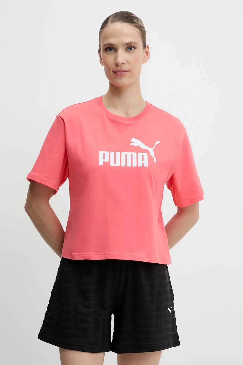 Tricou puma Essential Logo din bumbac Tricou puma Essential Logo din bumbac