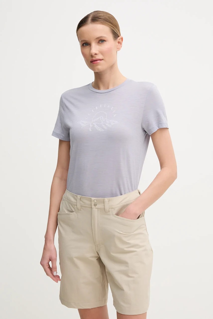 Tricou sport icebreaker merino 150 Tech Lite Sunrise Summit Tricou sport icebreaker merino 150 Tech Lite Sunrise Summit