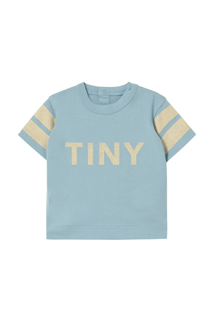 Tricou din bumbac pentru bebeluși tinycottons STRIPES LOGO BABY TEE Tricou din bumbac pentru bebeluși tinycottons STRIPES LOGO BABY TEE