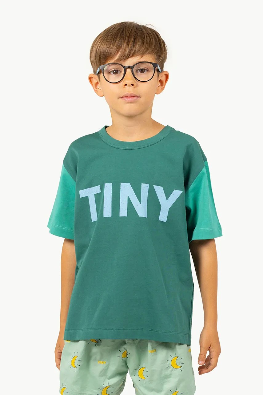 Tricou de bumbac pentru copii tinycottons COLOR BLOCK TEE Tricou de bumbac pentru copii tinycottons COLOR BLOCK TEE