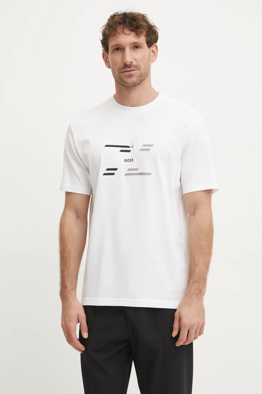 Tricou boss green din bumbac Tricou boss green din bumbac