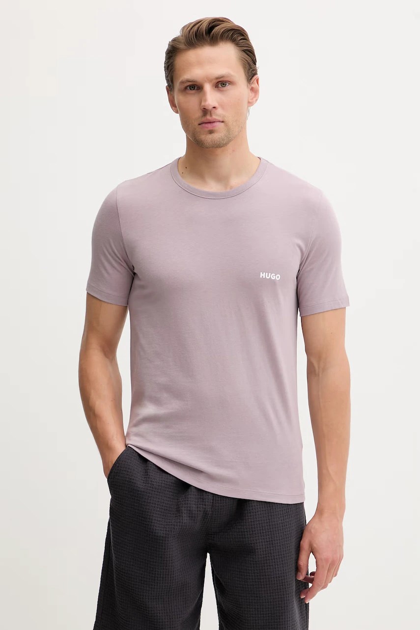 Tricou HUGO masculin din bumbac t-SHIRT RN TRIPLET p – pachet de 3 Tricou HUGO masculin din bumbac t-SHIRT RN TRIPLET p – pachet de 3