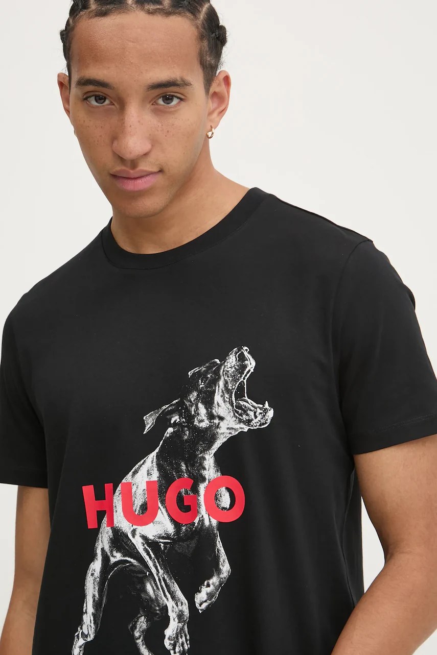 Tricou HUGO din bumbac Deyladec Tricou HUGO din bumbac Deyladec