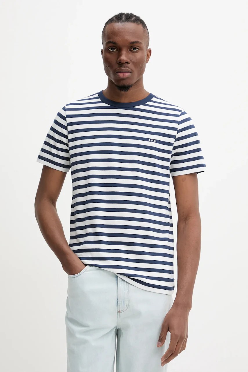 Tricou a.p.c. din bumbac cu broderie Tricou a.p.c. din bumbac cu broderie