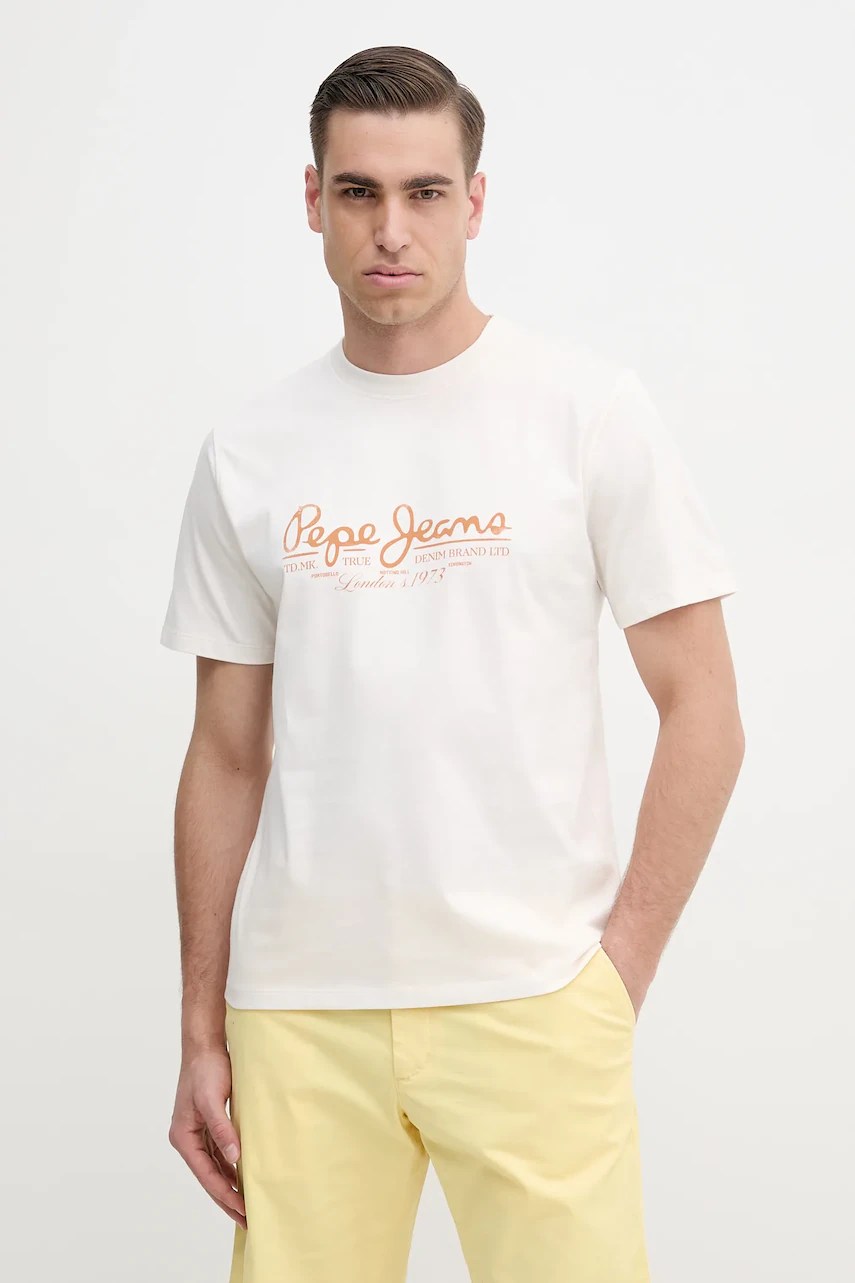 Tricou din bumbac pepe jeans DUMAS TEE Tricou din bumbac pepe jeans DUMAS TEE
