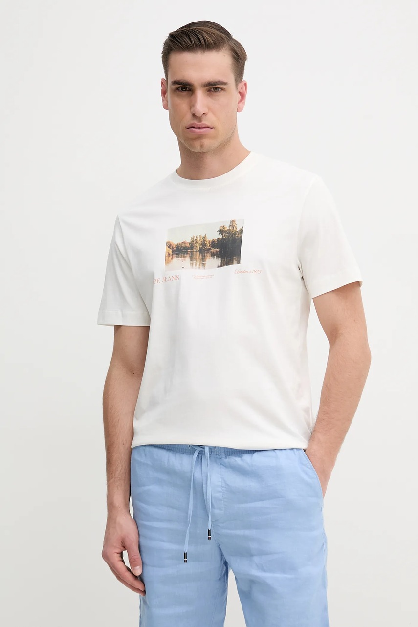 Tricou bumbac pepe jeans DESMOND TEE Tricou bumbac pepe jeans DESMOND TEE