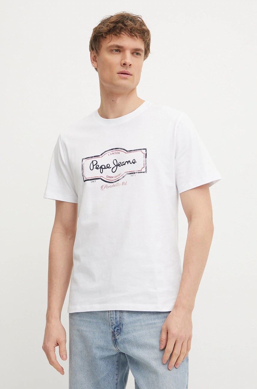 Tricou pepe jeans din bumbac DAXTON TEE Tricou pepe jeans din bumbac DAXTON TEE