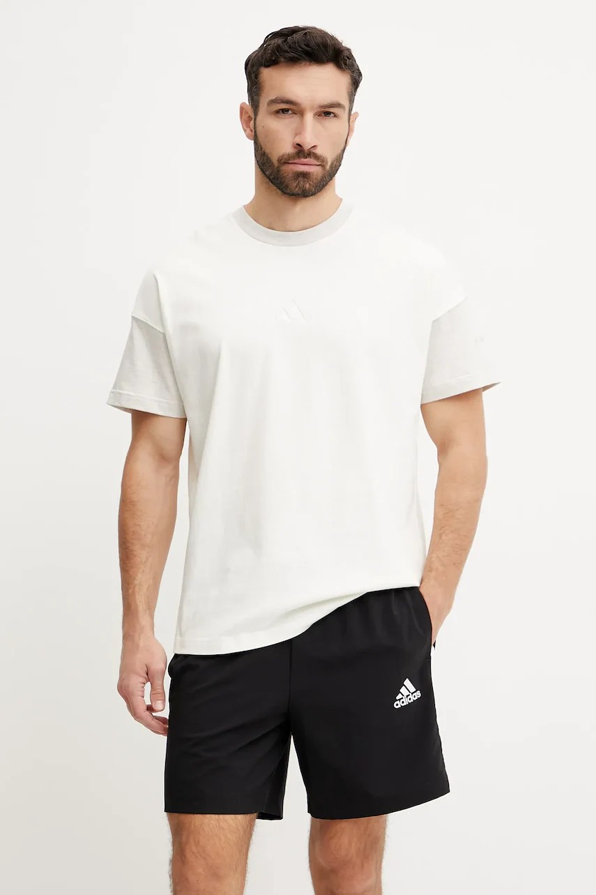 Tricou din bumbac adidas ALL SZN CB Colorblock Tricou din bumbac adidas ALL SZN CB Colorblock