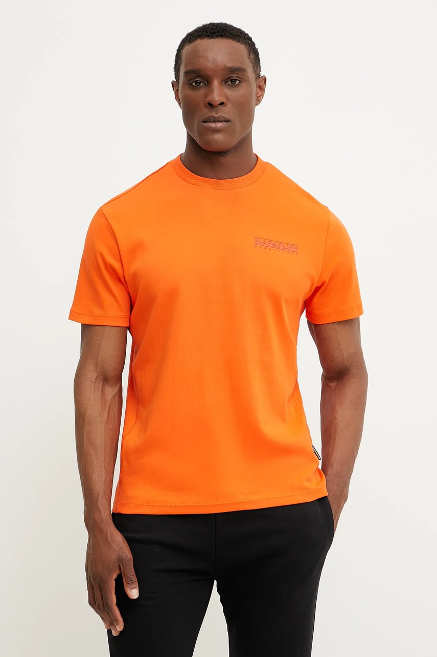Tricou din bumbac napapijri s-vanni Tricou din bumbac napapijri s-vanni