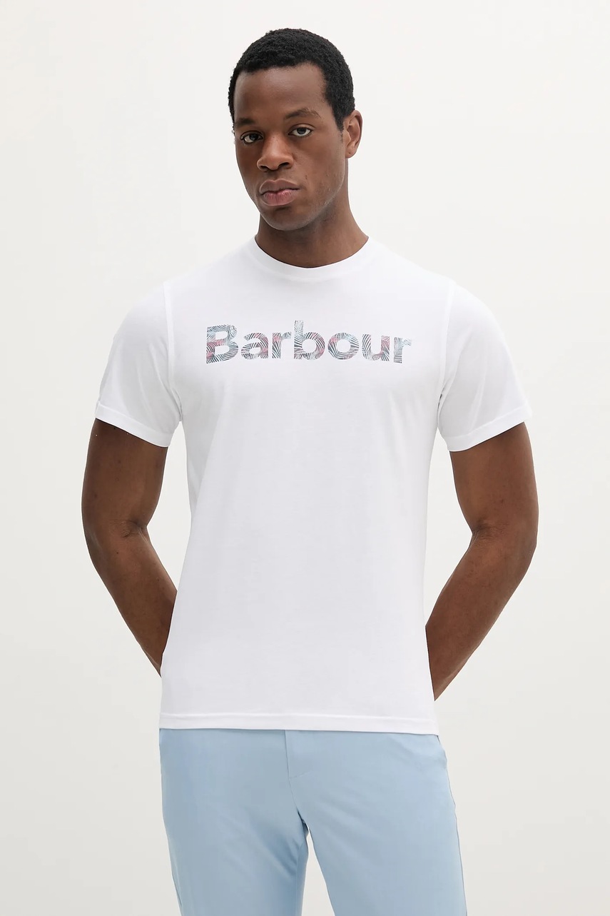 Tricou barbour din bumbac devon graphic Tricou barbour din bumbac devon graphic